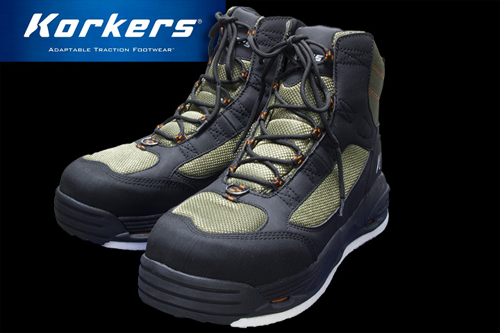 korkers Green Back Shoes/コーカーズ グリーンバック ウェーディング 