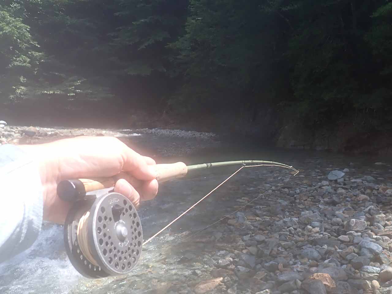 源流は激混み